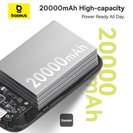 Baseus Powerbank 30W 20000mAh Display QPow 2 White