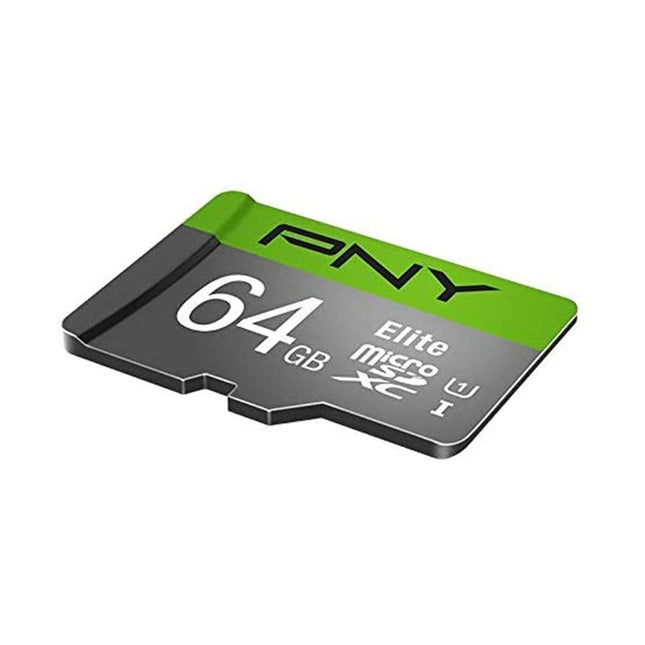 PNY Elite 64GB Micro SD Card With Adapter