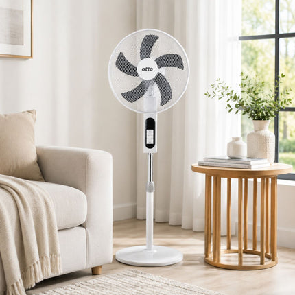 OTTO Ανεμιστήρας Ορθοστάτης 18” 60W με Ρυθμιζόμενο Ύψος FS-18