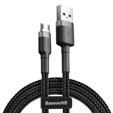 Baseus Cable MicroUSB to USB-A Cafule Braided 0.5m Blk-Gr