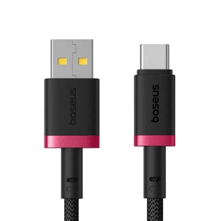 Baseus Cable USB-C to USB-A Dura Series Braided 1.0m Black+Red