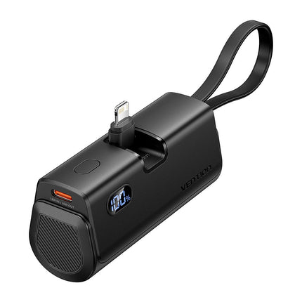 Vention Powerbank 4800mAh 22.5W Foldable Lightning Black FHRB0