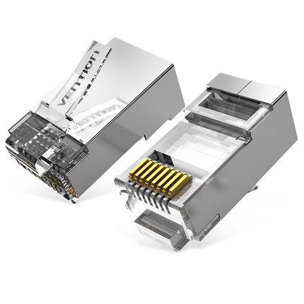 Vention NETWORK Connectors CAT6A FTP Modular Plug IDFR0-10 (10-Pack)