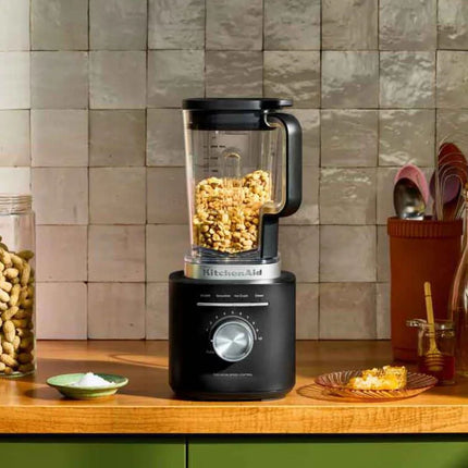 KitchenAid Pure Power Μπλέντερ 1200W 2.1L με 10 Ταχύτητες και Λεπίδες Θρυμματισμού Πάγου 5KSB2073BBM Matte Black