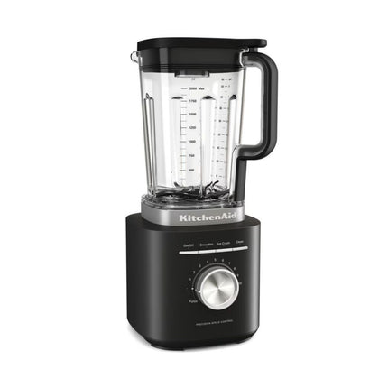 KitchenAid Pure Power Μπλέντερ 1200W 2.1L με 10 Ταχύτητες και Λεπίδες Θρυμματισμού Πάγου 5KSB2073BBM Matte Black