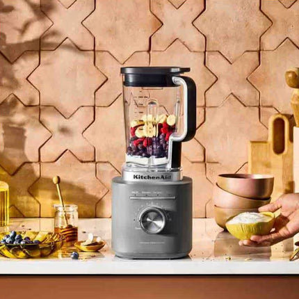KitchenAid Pure Power Μπλέντερ 2L 1200W με 10 Ταχύτητες, Λειτουργία Pulse και Επιλογέα Ακριβείας 5KSB2073BDG Charcoal Grey