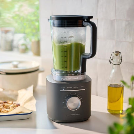 KitchenAid Pure Power Μπλέντερ 2L 1200W με 10 Ταχύτητες, Λειτουργία Pulse και Επιλογέα Ακριβείας 5KSB2073BDG Charcoal Grey