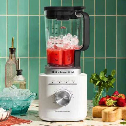 KitchenAid Pure Power Μπλέντερ 1200W με Κανάτα 2L, 10 Ταχύτητες και Λειτουργία Pulse 5KSB2073BPL Porcelain White