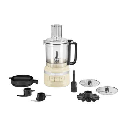 KitchenAid Πολυκόπτης Τροφίμων 2,1L με Πιεστήρα Τροφίμων, 3 Ταχύτητες και 2σε1 Σωλήνα Τροφοδοσίας 5KFP0921BAC Almond Cream