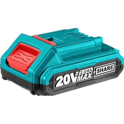 TOTAL Επαγγελματικό Σετ Μπαταρίας 20V Δραπανοκατσάβιδο + Πνευματικό Πιστολέτο