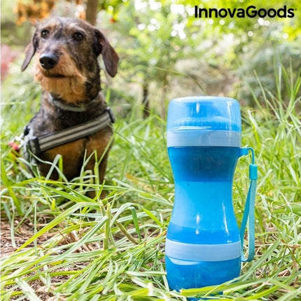 InnovaGoods Μπουκάλι Κατοικιδίων με Δοχεία Νερού και Τροφής 2 σε 1 V0103141