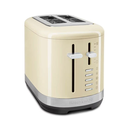KitchenAid Φρυγανιέρα 1100W 2 Θέσεων με Πολύ Φαρδιές Υποδοχές και 7 Ρυθμίσεις Ροδίσματος 5KMT2109BAC Almond Cream