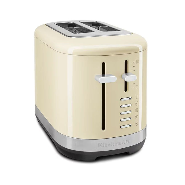 KitchenAid Φρυγανιέρα 1100W 2 Θέσεων με Πολύ Φαρδιές Υποδοχές και 7 Ρυθμίσεις Ροδίσματος 5KMT2109BAC Almond Cream