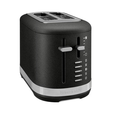 KitchenAid Φρυγανιέρα 1100W 2 Θέσεων με Πολύ Φαρδιές Υποδοχές και 7 Ρυθμίσεις Ροδίσματος 5KMT2109BBK Cast Iron Black