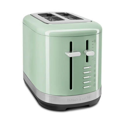 KitchenAid Φρυγανιέρα 1100W 2 Θέσεων με Πολύ Φαρδιές Υποδοχές και 7 Ρυθμίσεις Ροδίσματος 5KMT2109BPT Pistachio