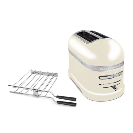 KitchenAid Artisan Φρυγανιέρα 1250W 2 Θέσεων με 7 Ρυθμίσεις Φρυγανίσματος 5KMT2204BAC Almond Cream