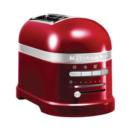 KitchenAid Artisan Φρυγανιέρα 1250W 2 Θέσεων με Αυτόματη Ανύψωση και Σχάρα για Σάντουιτς 5KMT2204BCA Candy Apple