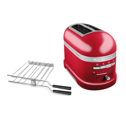 KitchenAid Artisan Φρυγανιέρα 1250W 2 Θέσεων με Αυτόματη Ανύψωση και Σχάρα για Σάντουιτς 5KMT2204BER Empire Red