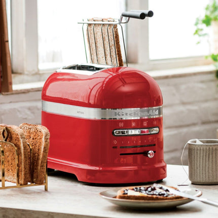 KitchenAid Artisan Φρυγανιέρα 1250W 2 Θέσεων με Αυτόματη Ανύψωση και Σχάρα για Σάντουιτς 5KMT2204BER Empire Red
