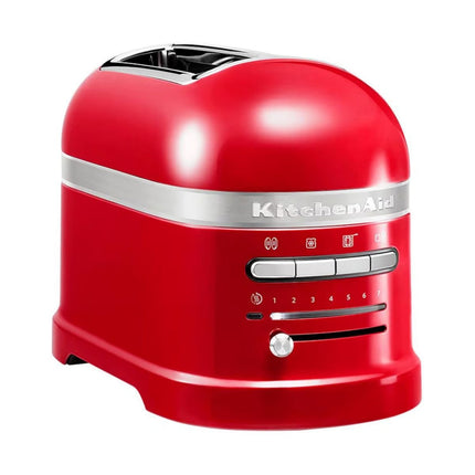 KitchenAid Artisan Φρυγανιέρα 1250W 2 Θέσεων με Αυτόματη Ανύψωση και Σχάρα για Σάντουιτς 5KMT2204BER Empire Red