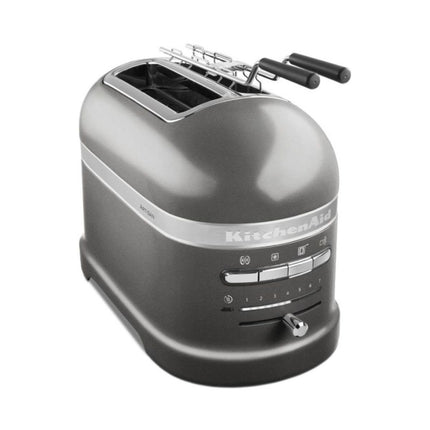 KitchenAid Artisan Φρυγανιέρα 1250W 2 Θέσεων με Αυτόματο Αισθητήρα και Διατήρηση Θερμότητας 5KMT2204BMS Medallion Silver