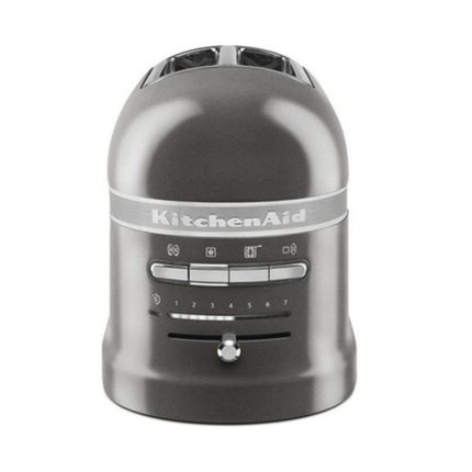 KitchenAid Artisan Φρυγανιέρα 1250W 2 Θέσεων με Αυτόματο Αισθητήρα και Διατήρηση Θερμότητας 5KMT2204BMS Medallion Silver