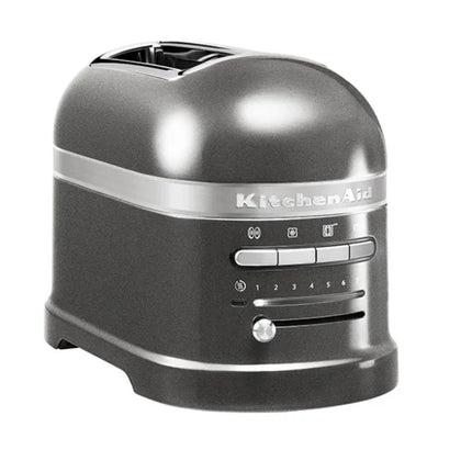 KitchenAid Artisan Φρυγανιέρα 1250W 2 Θέσεων με Αυτόματο Αισθητήρα και Διατήρηση Θερμότητας 5KMT2204BMS Medallion Silver
