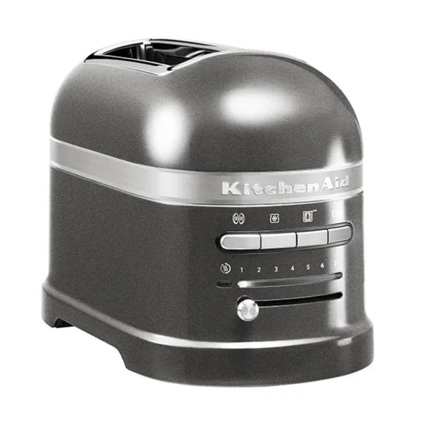 KitchenAid Artisan Φρυγανιέρα 1250W 2 Θέσεων με Αυτόματο Αισθητήρα και Διατήρηση Θερμότητας 5KMT2204BMS Medallion Silver