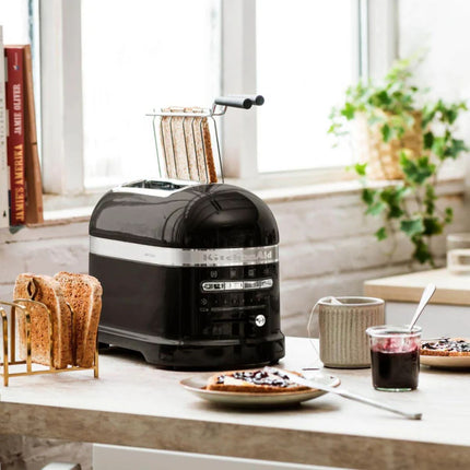 KitchenAid Artisan Φρυγανιέρα 1250W 2 Θέσεων με Αυτόματο Αισθητήρα και Διατήρηση Θερμότητας ZKMT2204BOB Onyx Black