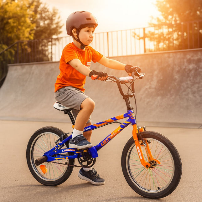 BMX Freestyle Bike 6500 Παιδικό Ποδήλατο Δρόμου & Acrobatic Street 20″ Μπλε 8+ Ετών