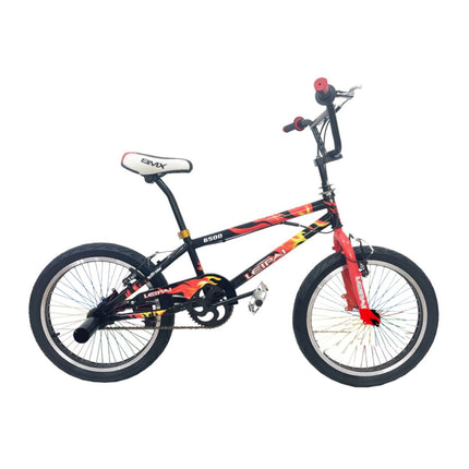 BMX Freestyle 6500 Ποδήλατο 20″ με Pegs για Ακροβατικά & Δρόμο 8+ Ετών Κόκκινο