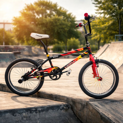 BMX Freestyle 6500 Ποδήλατο 20″ με Pegs για Ακροβατικά & Δρόμο 8+ Ετών Κόκκινο