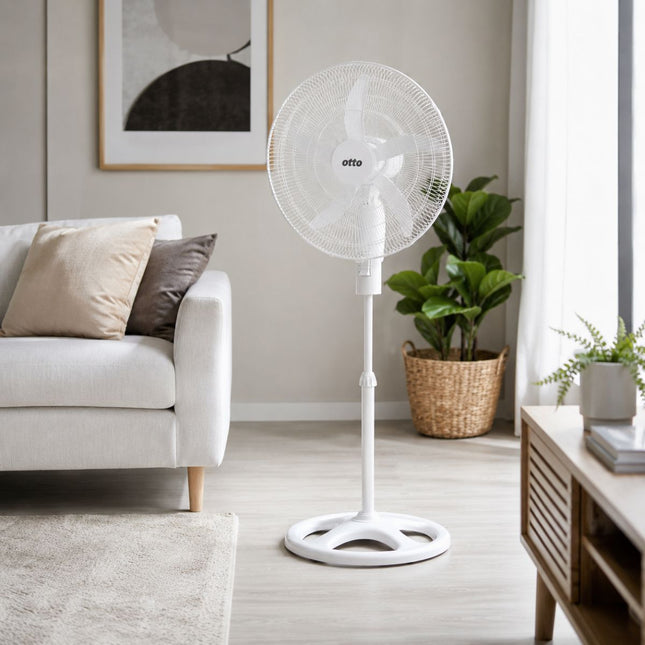OTTO Ανεμιστήρας Ορθοστάτης 20” 100W με Ρυθμιζόμενο Ύψος FS-20