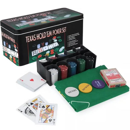 Σετ Πόκερ Chips Texas Holdem Poker 80627 200 τεμάχια