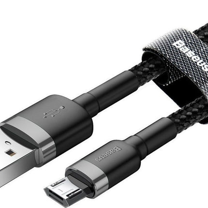 Baseus Cafule Braided MicroUSB Cable 2A 3.0m Black