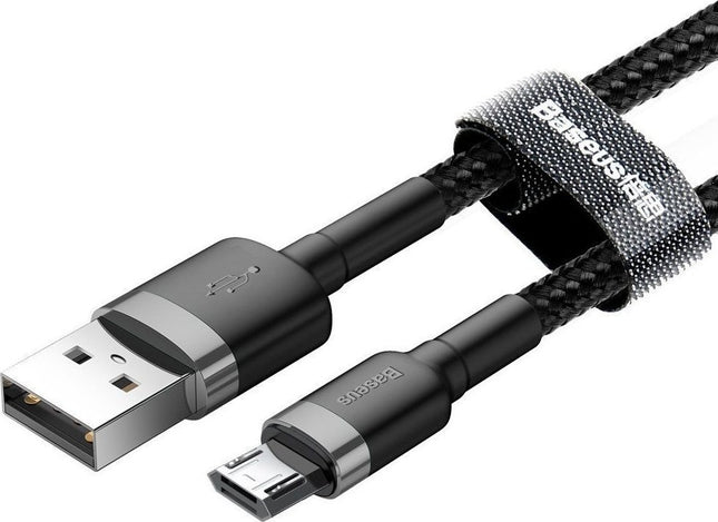 Baseus Cafule Braided MicroUSB Cable 2A 3.0m Black