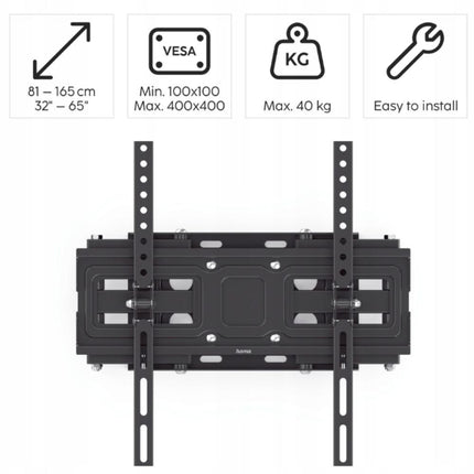 Hama Βάση Τηλεόρασης Tilt & Swivel 32″-65″ Ευελιξία και Αξιοπιστία σε Κάθε Περιστροφή
