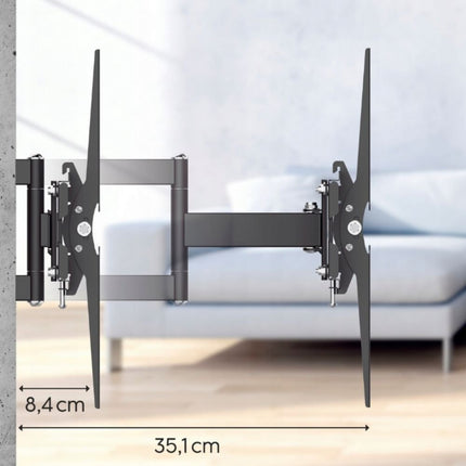 Hama Βάση Τηλεόρασης Tilt & Swivel 32″-65″ Ευελιξία και Αξιοπιστία σε Κάθε Περιστροφή
