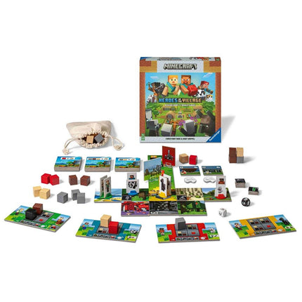 Ravensburger Συνεργατικό Επιτραπέζιο Minecraft Heroes of the Village για 2–4 Παίκτες 22367,  7+ Ετών