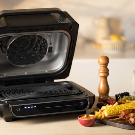 IZZY Ψηφιακή Φριτέζα Αέρος & Grill 2 σε 1 7L 1700W με 8 Προγράμματα & Οθόνη Αφής IZ-8265, Inox