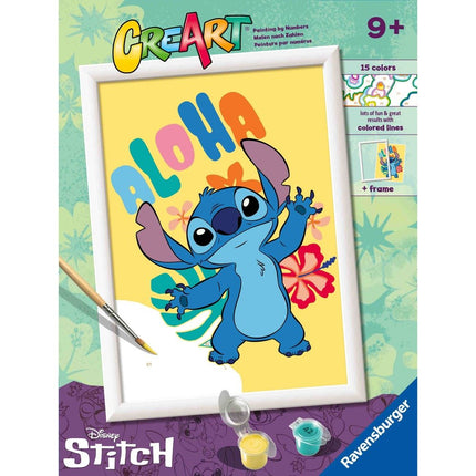 RAVENSBURGER CreArt Aloha Stitch 23769, Ζωγραφική με Αριθμούς για Δημιουργικές Στιγμές, 9+ Ετών