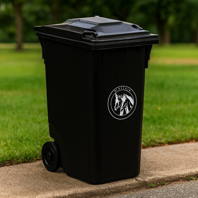 Rizzioli Πλαστικός Κάδος Απορριμμάτων 240L Μαύρος