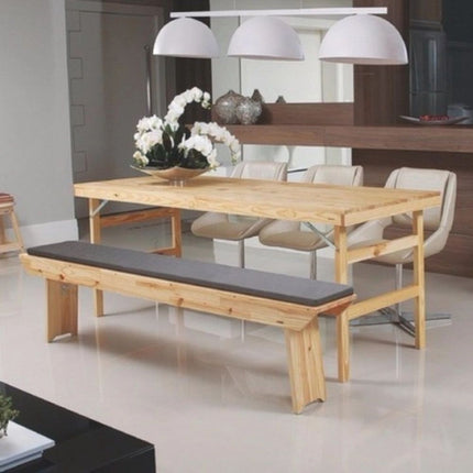 Mesa Tramontina Πτυσσόμενο Τραπέζι σε Χρώμα Φυσικό Ξύλο