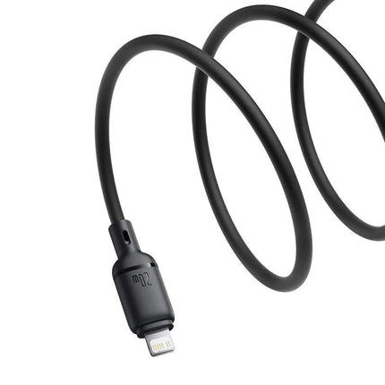 Baseus Cable Lightning to USB-C Silky Series 1.0m Black