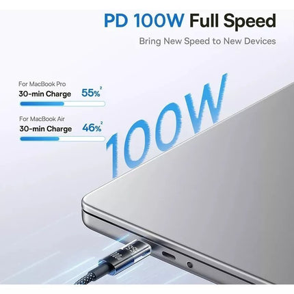 Baseus Cable USB-C to USB-C Display 2 Series Braided 100W 2.0m Black