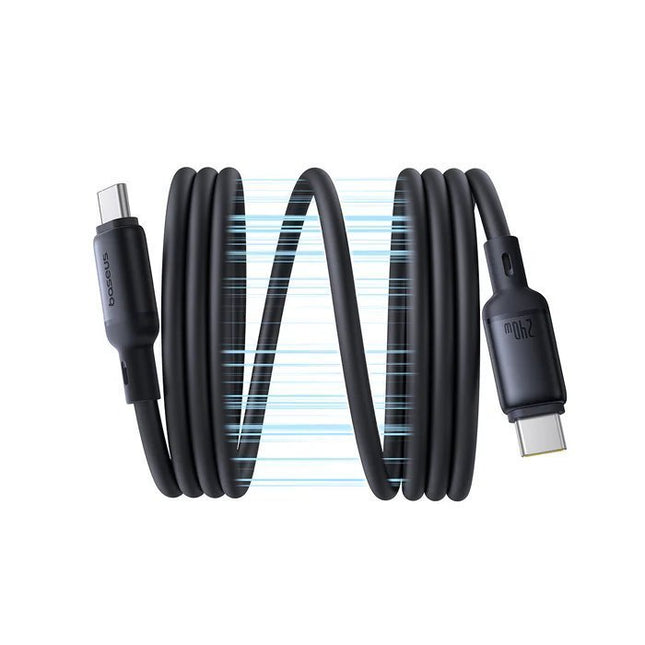 Baseus Cable USB-C to USB-C PicoGo Magnetic Silicone 240W 1.0m Black