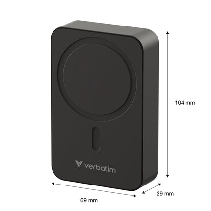 Verbatim Powerbank Wireless Magnetic 20000 Black 32223