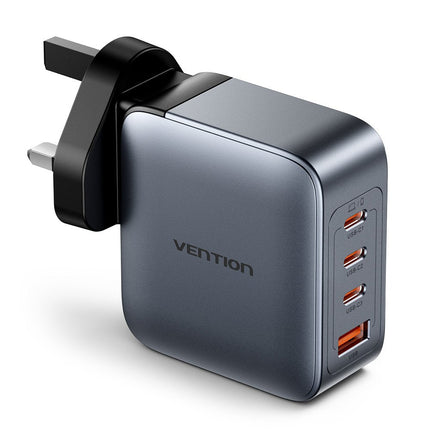 Vention Charger Wall GaN 100W 3xUSBC 1xUSBA Grey FETH0-UK