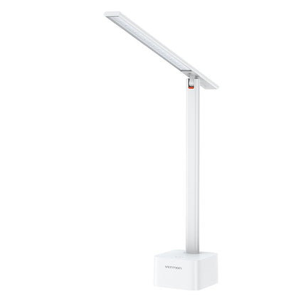 Vention USB Rechargeable Aluminium Foldable Desk Lamp White PDBW0