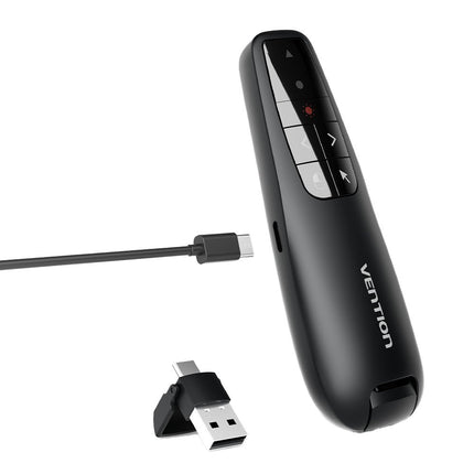 Vention Wireless Presenter Red Laser Pointer & Air Mouse Rechargeable KQPB0